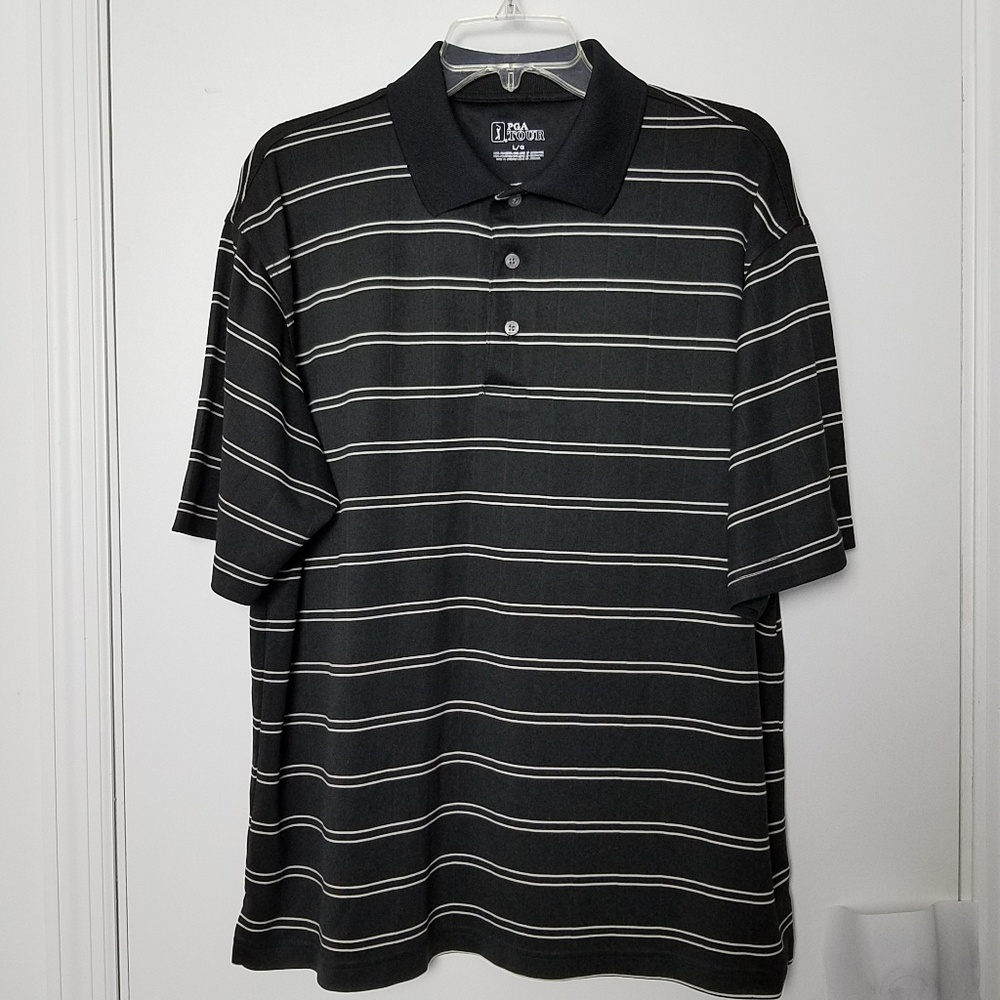 PGA Tour Mens Polo Shirt size large.
